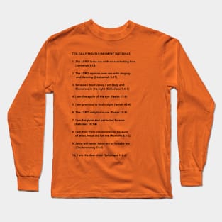 Ten blessings for yourself Long Sleeve T-Shirt